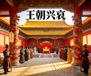 历史剧《王朝兴衰》古代宫廷场景剧照